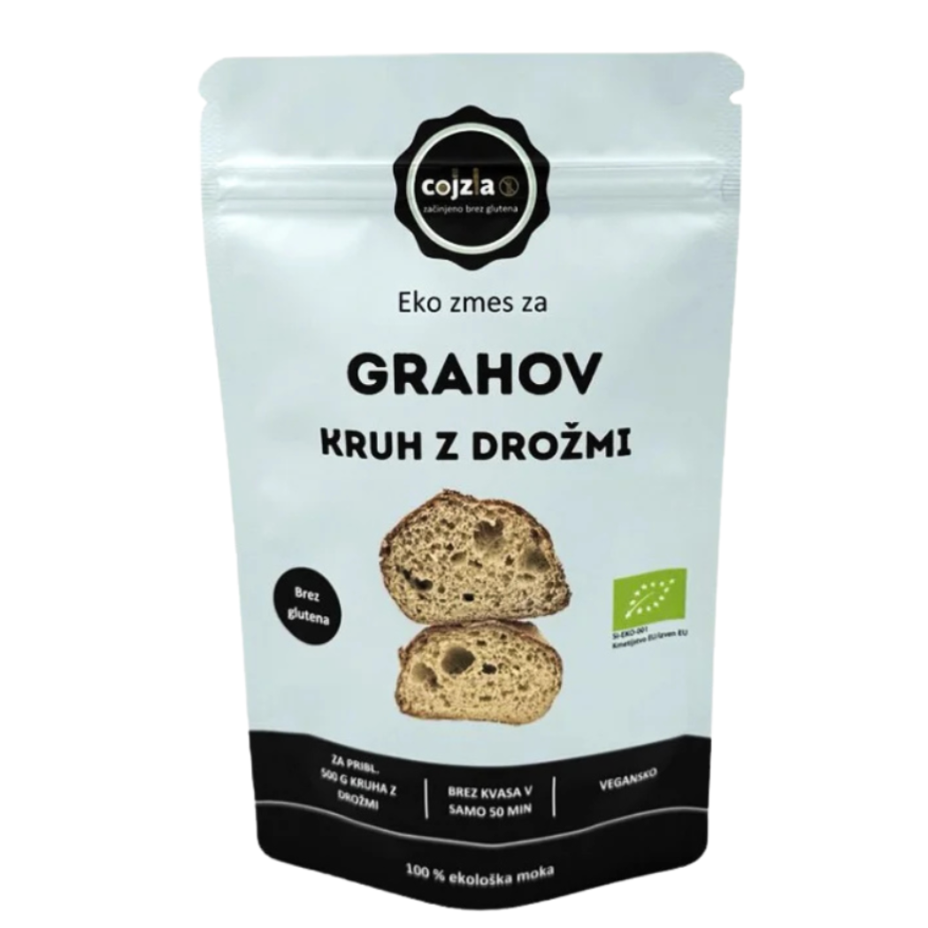 Zmes za grahov kruh z drožmi EKO, 250 g