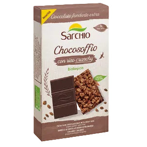 Chocosoffio hrustljava temna čokolada, EKO, 75 g