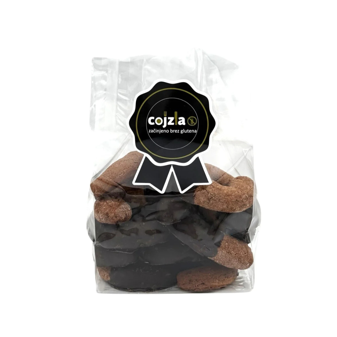 Ajdovi rogljički z orehi in čokolado - VEGANSKO, 200g