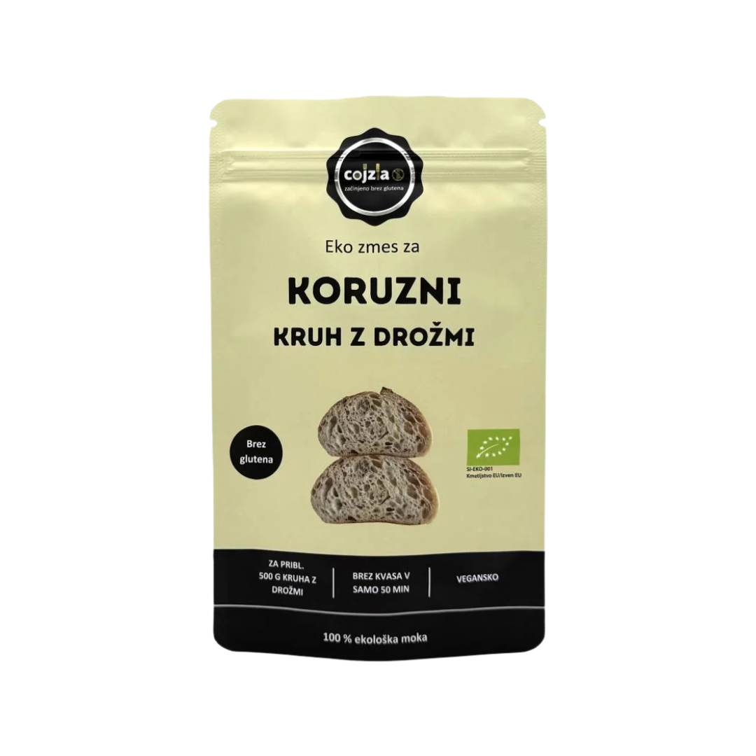 Zmes za koruzni kruh z drožmi EKO, 250 g