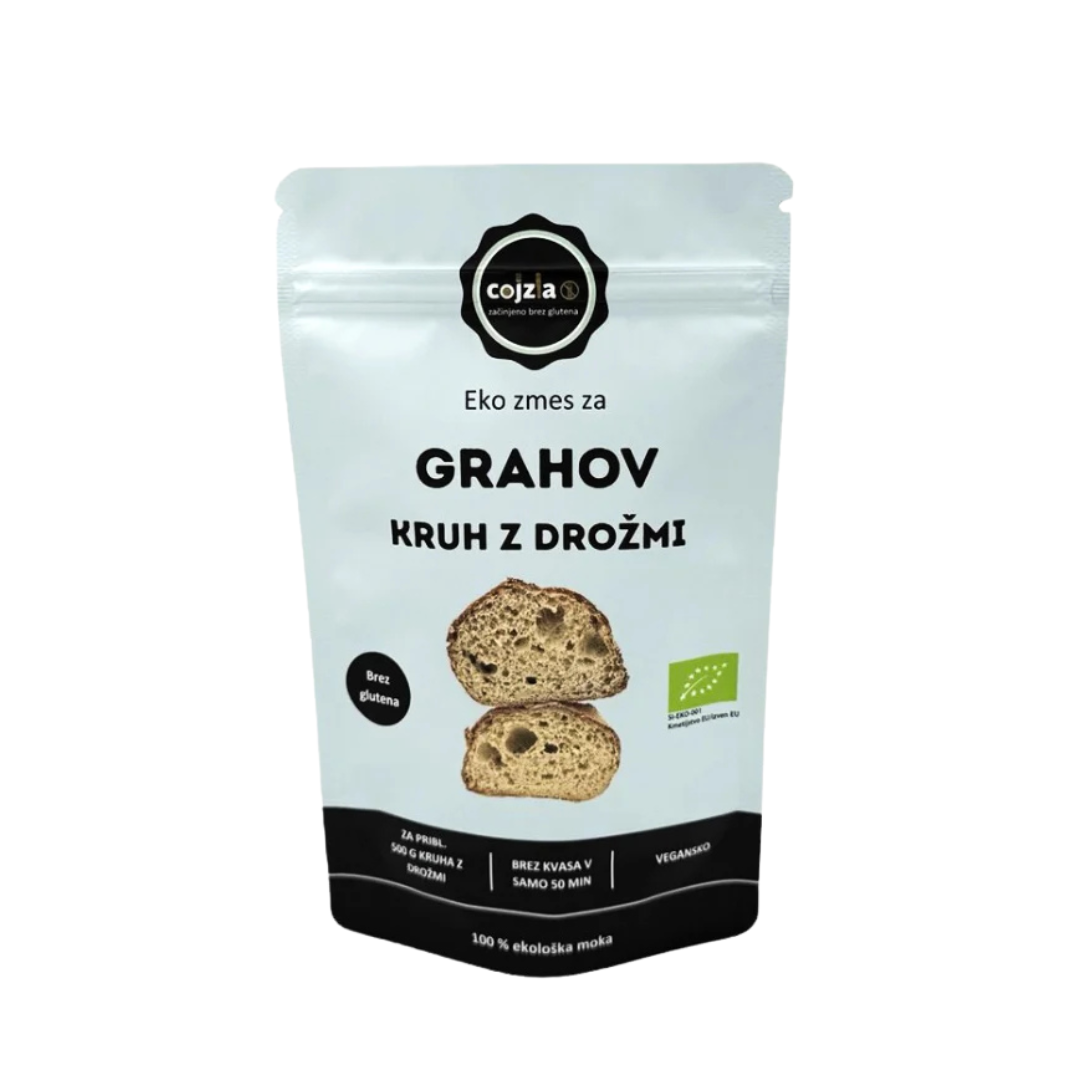 Zmes za grahov kruh z drožmi EKO, 250 g