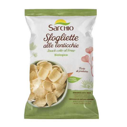 Sfogliette alle lenticchie – lečin prigrizek, EKO, 50 g