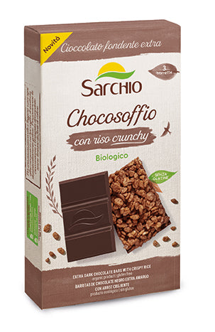 Chocosoffio hrustljava temna čokolada, 75 g