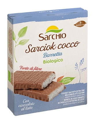 Sarciok kokosove ploščice z mlečno čokolado, 90 g